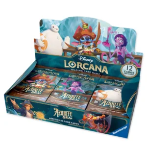 Disney Lorcana Trading Card Game by Ravensburger, Azurite Sea, Booster Box