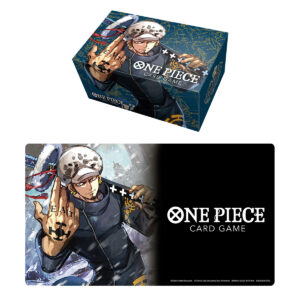One Piece Card Game Playmat and Storage Box Set. Law