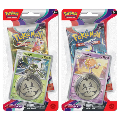 POKEMON TCG Scarlet & Violet 1 Checklane Blisters