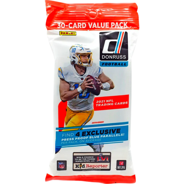 2021 PANINI Donruss Football NFL Trading Card Fat Pack