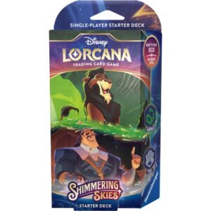 Disney Lorcana - Shimmering Skies Starter Deck: Scar & Kronk (including booster)