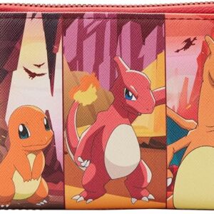Loungefly - Pokemon - Charmander Evolutions Zip Around Purse / Wallet