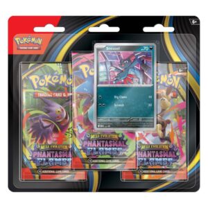 Pokémon - TCG - Mega Evolutions Phantasmal Flames Three-Booster Blister