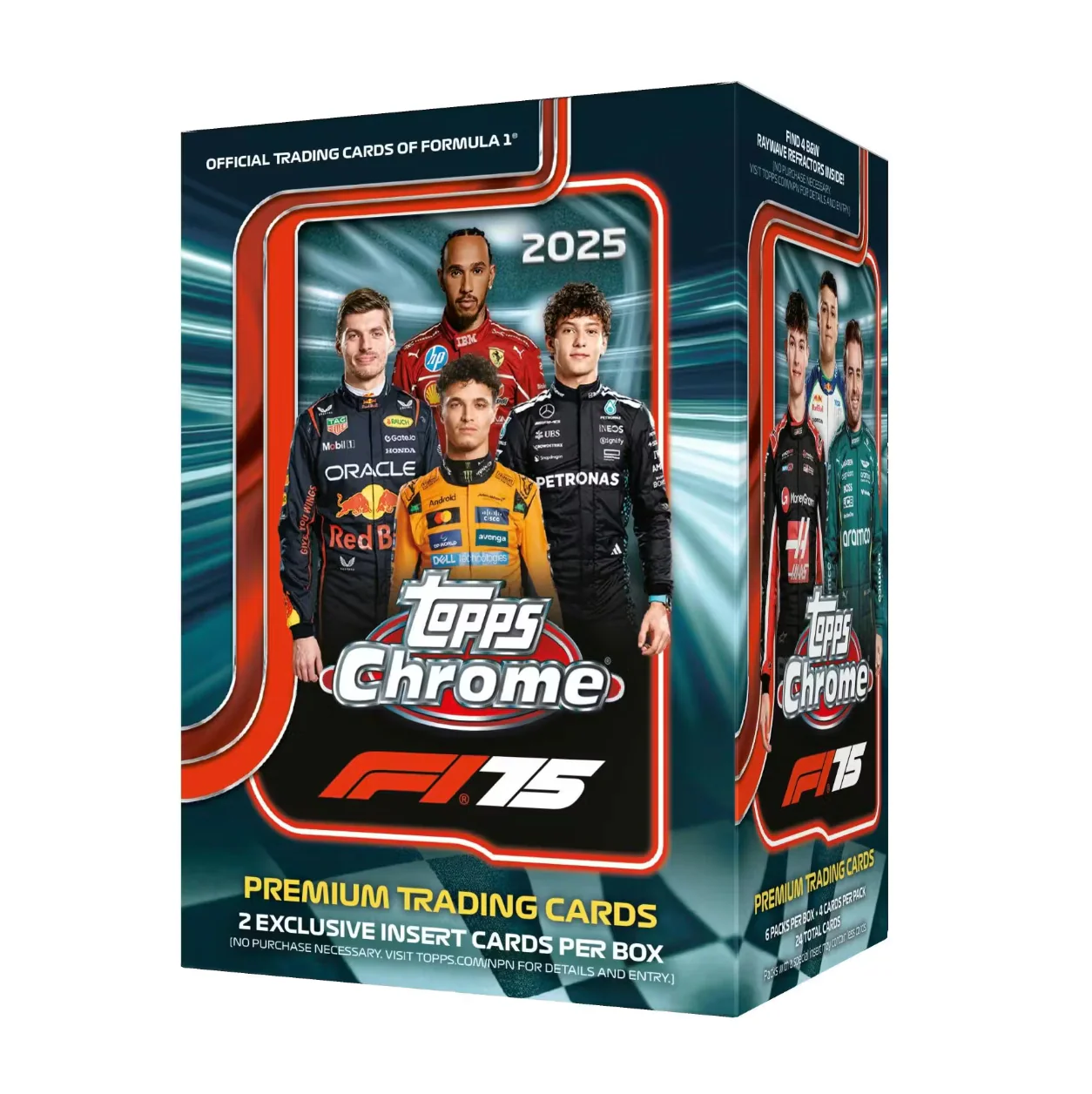 Topps 2025 Formula 1 F1 Chrome Value Box