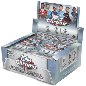 Topps 2025/2026 Chrome UEFA Club Competitions Soccer Jumbo Box