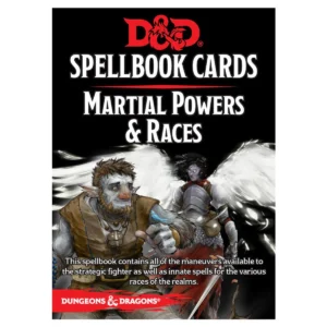 D&D Spellbook Cards Martial Powers & Races