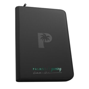 Palms Off Gaming - Collector's Series Top Loader Zip Binder - Black