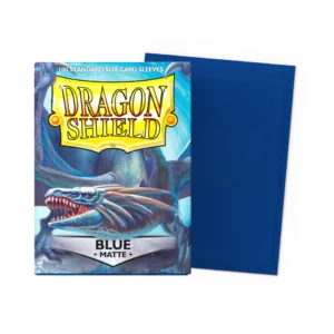 DRAGON SHIELD 100 CARD SLEEVES BLUE MATTE