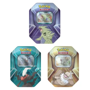 Pokemon TCG Triple Whammy Issue Collector Tin ( 1 assorted tin)