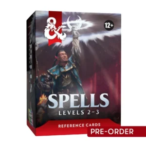 D&D Spells Levels 2-3 Reference Cards