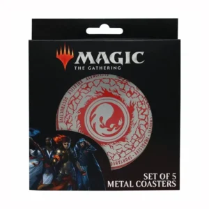 Magic The Gathering Set of 5 Metal Coasters