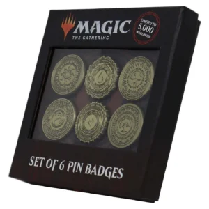 Magic The Gathering Mana Symbols Pin Set Of 6 Limited Edition MTG Badges